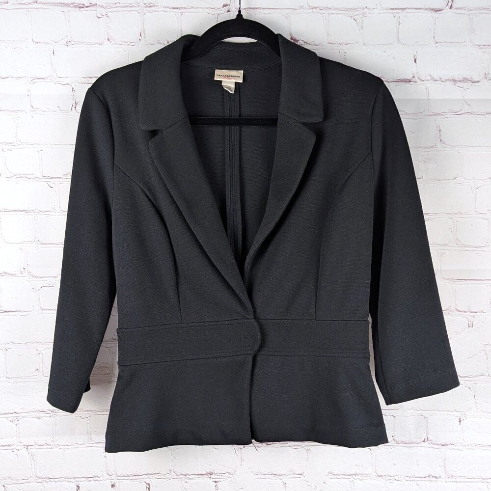 Isaac Mizrahi Black Cloth Blazer - Size 6